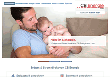 Tablet Screenshot of cbenergie.de